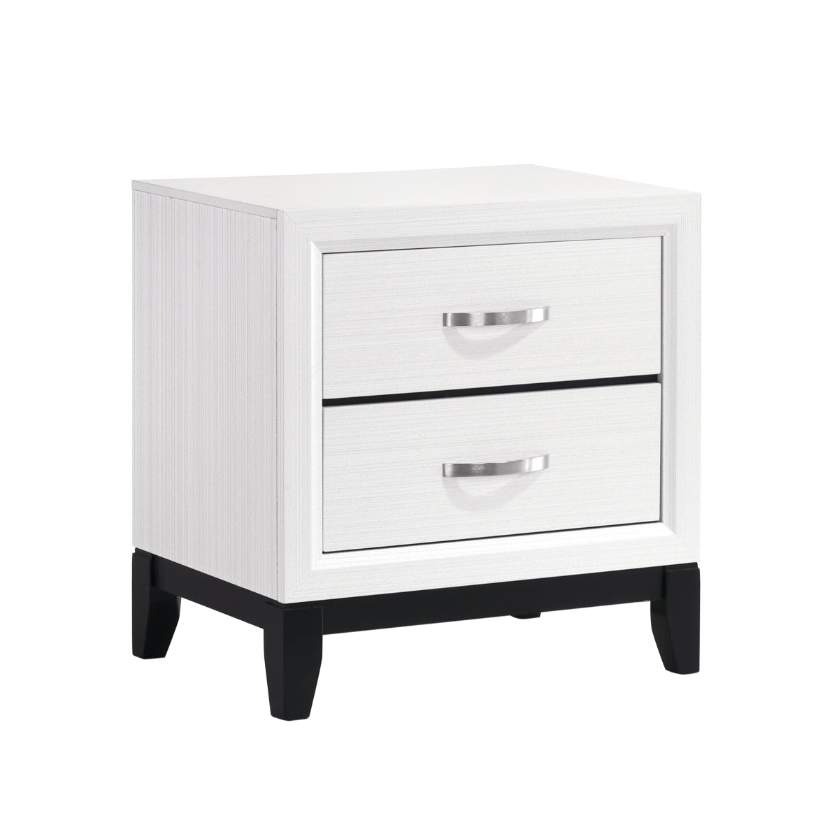 White Davi Night Stand - product view