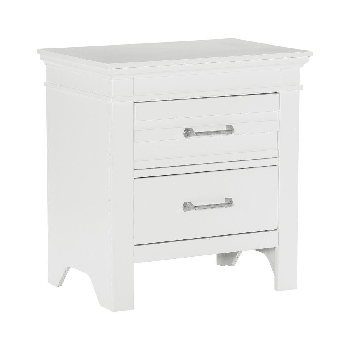 White Blaire Farm Night Stand - product view