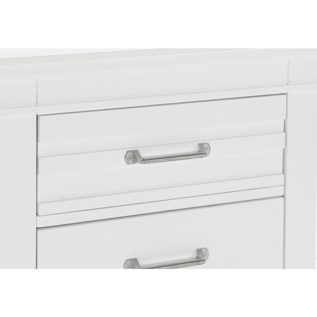 White Blaire Farm Night Stand - product view