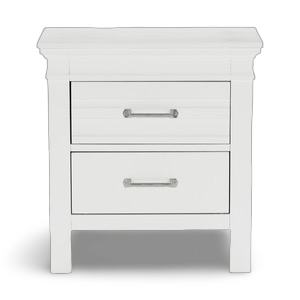 White Blaire Farm Night Stand - product view
