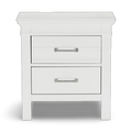 White Blaire Farm Night Stand - product view