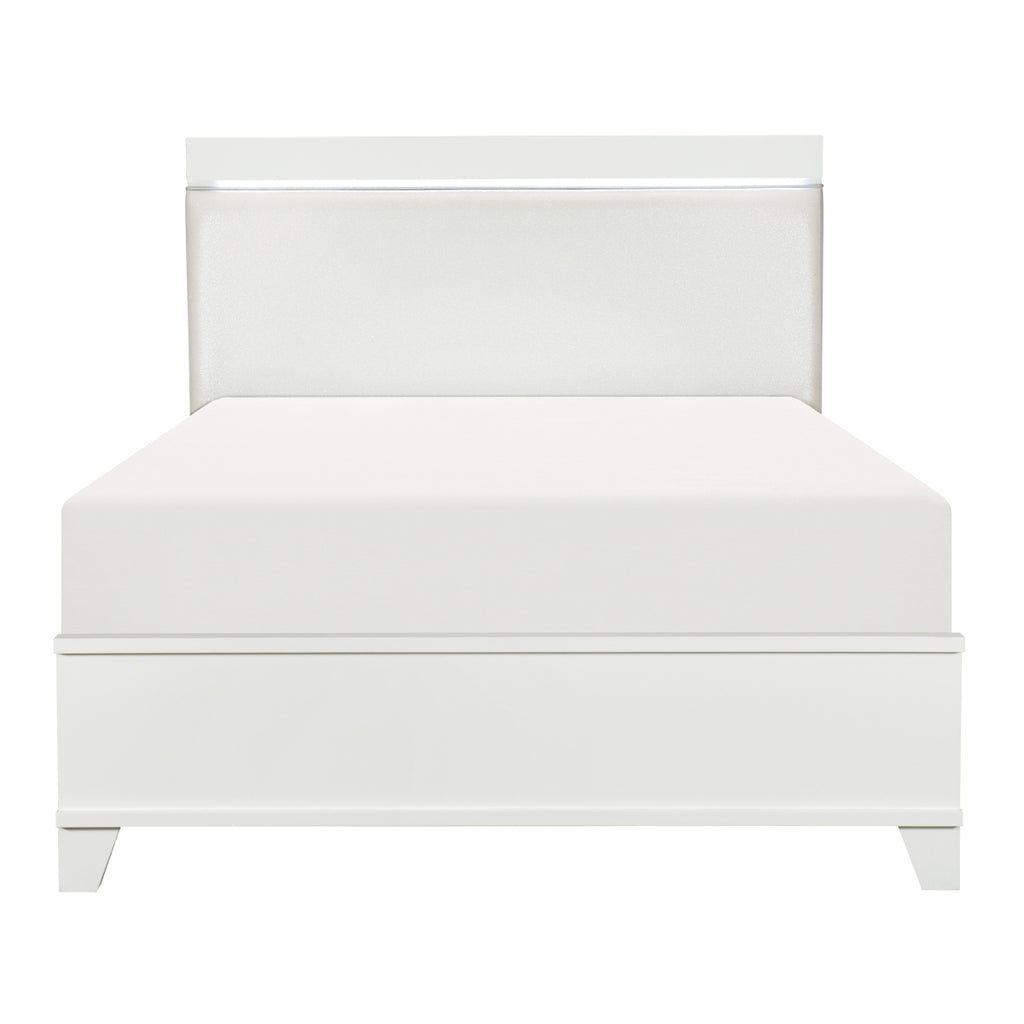 Queen Bed, LED Lighting - Kerren - product view 1