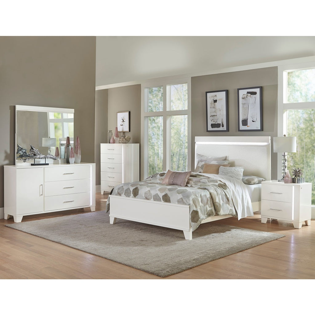 Queen Bed, LED Lighting - Kerren - product view 4