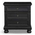 Laurelin Night Stand, Hidden Drawer (1714BK-4) - front view