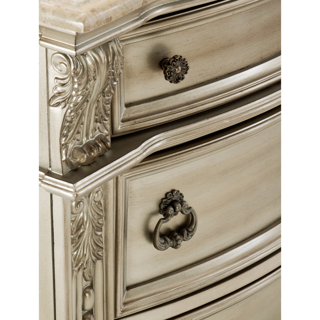 Silver Cavalier Night Stand - product view