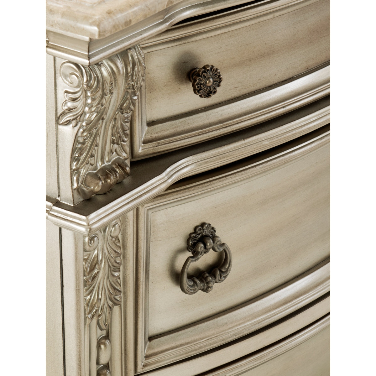 Silver Cavalier Night Stand - product view