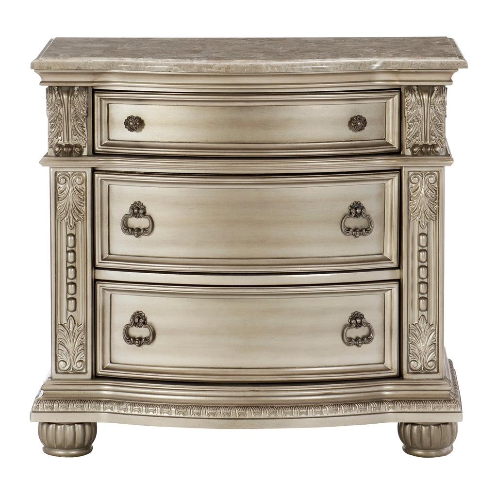Silver Cavalier Night Stand - product view