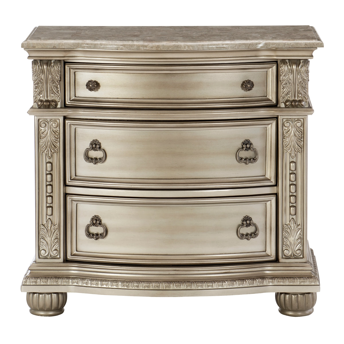 Silver Cavalier Night Stand - product view