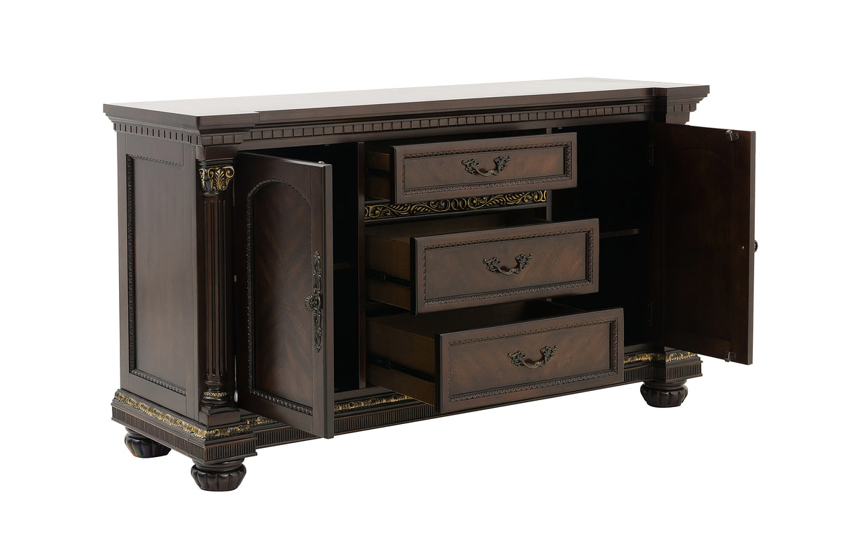 1808-55 cabinet and drawer open view