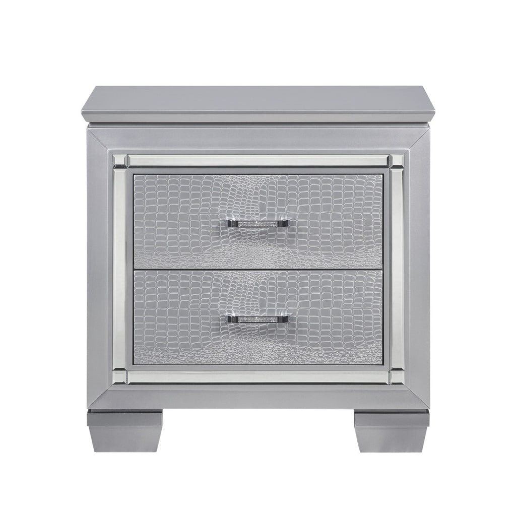 Allura Night Stand, LED Lighting (1916-4) - front view