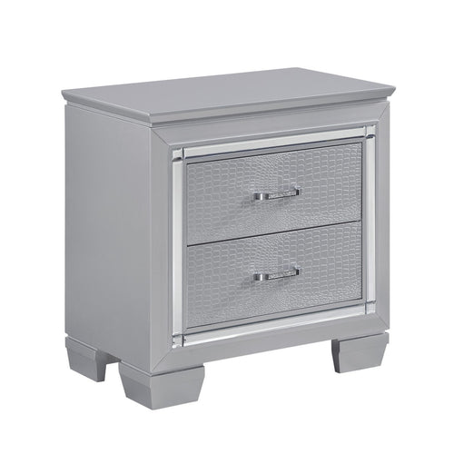 Allura Night Stand, LED Lighting (1916-4) - side view