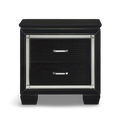 Allura Night Stand, LED Lighting (1916BK-4) - front view