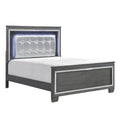 Allura Gray bed - high-resolution product image