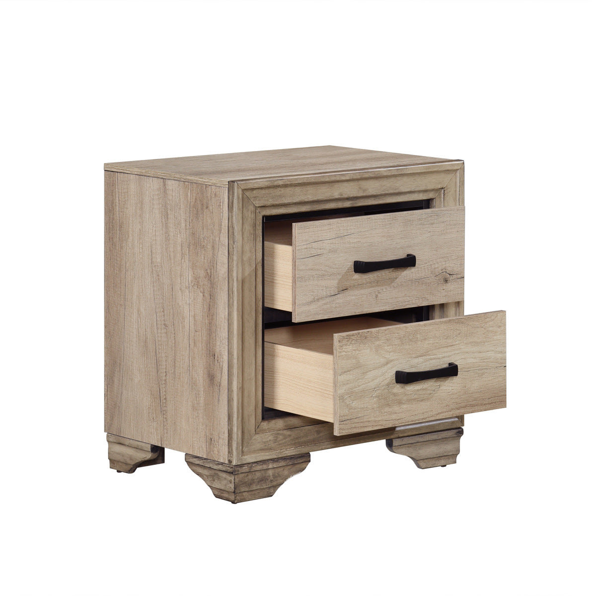 Lonan Night Stand - open drawer view
