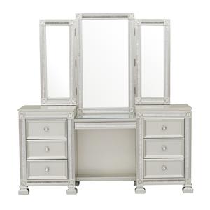 Dressing Table with Mirror - Bevelle - front product view