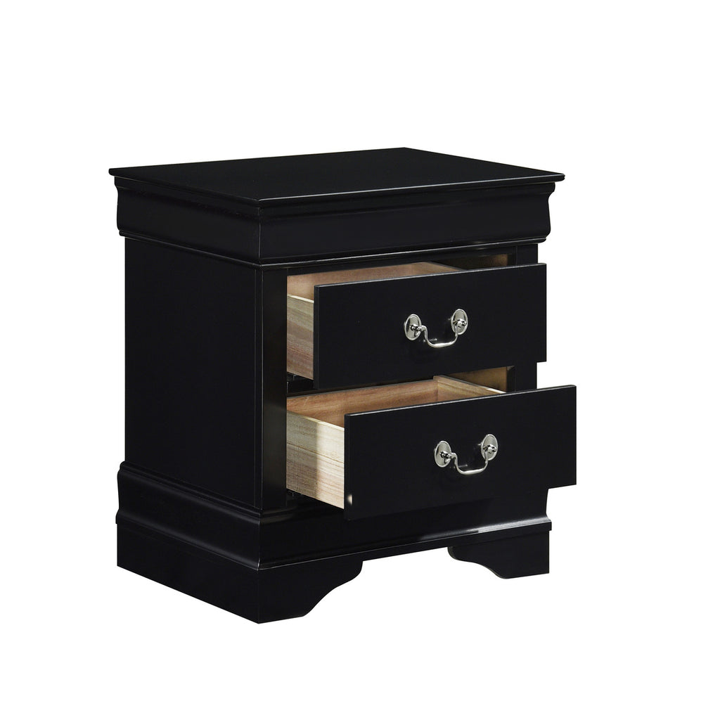 Black Mayville Night Stand - product view