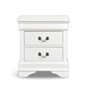 White Mayville Night Stand - product view