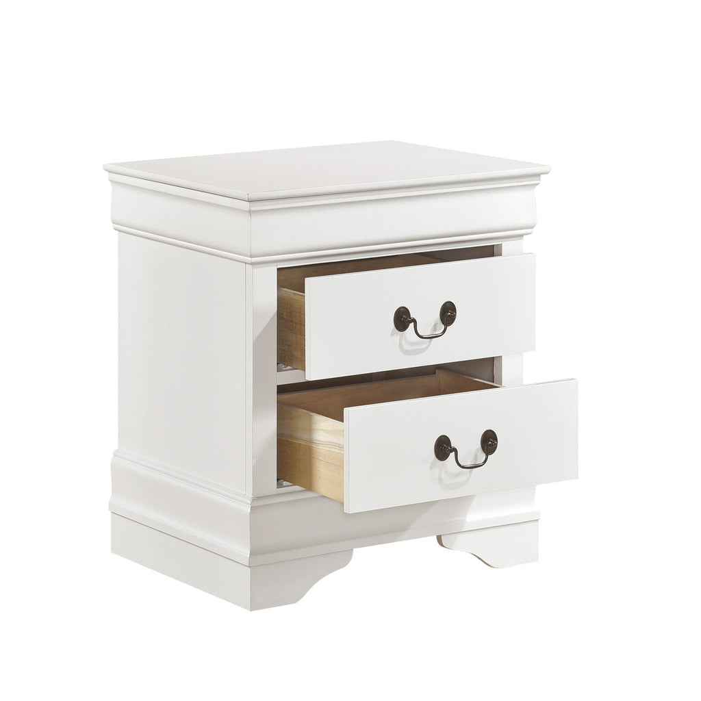 White Mayville Night Stand - product view