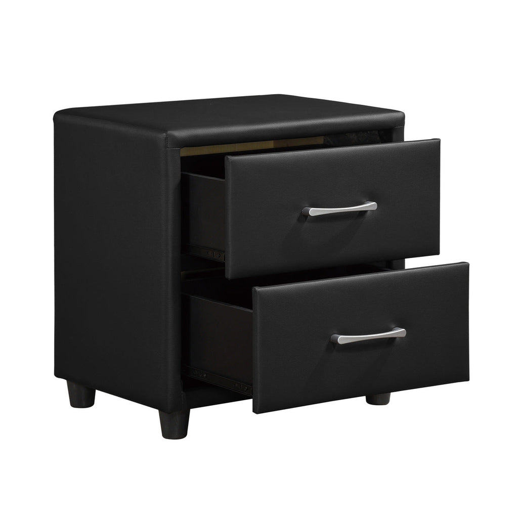 Lorenzi Night Stand - open drawer view