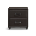 Dark Brown Lorenzi Night Stand - front view