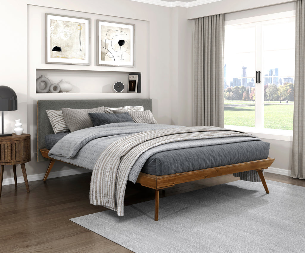 BF - Wrenn Modern Segmented Footboard Bed Frame
