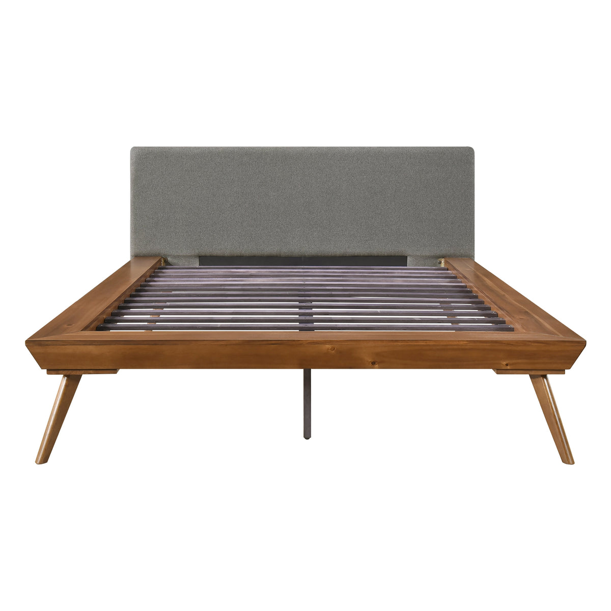 BF - Wrenn Modern Segmented Footboard Bed Frame - high-resolution product image