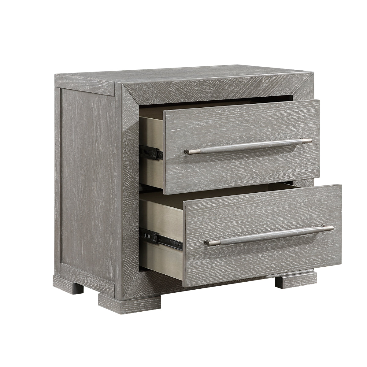 Owen Night Stand - open drawer view