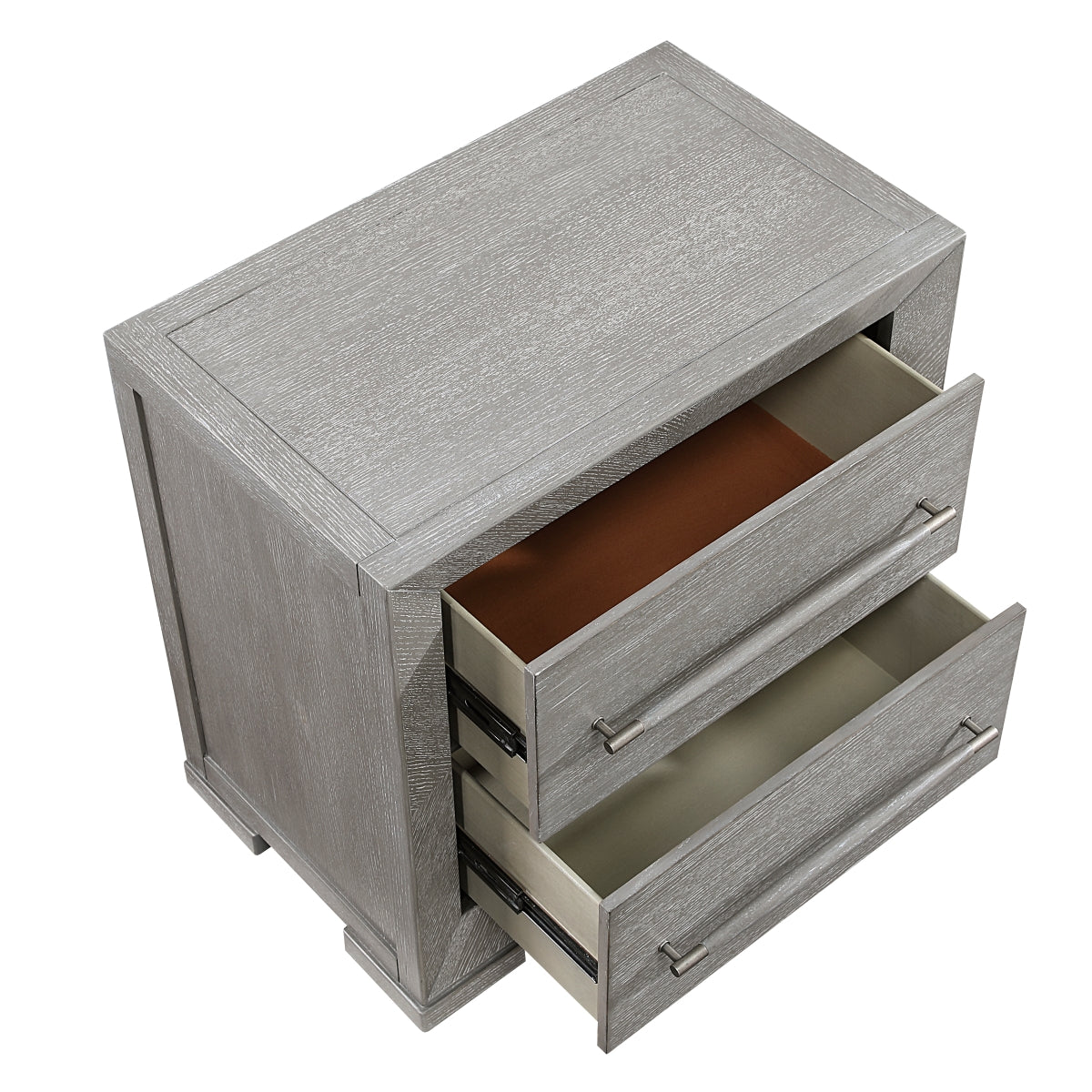 Owen Night Stand - open drawer view