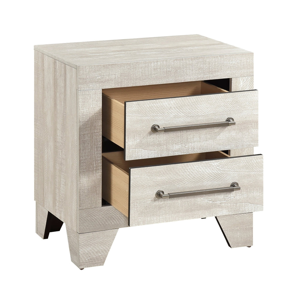 Aspen Night Stand - open drawer view