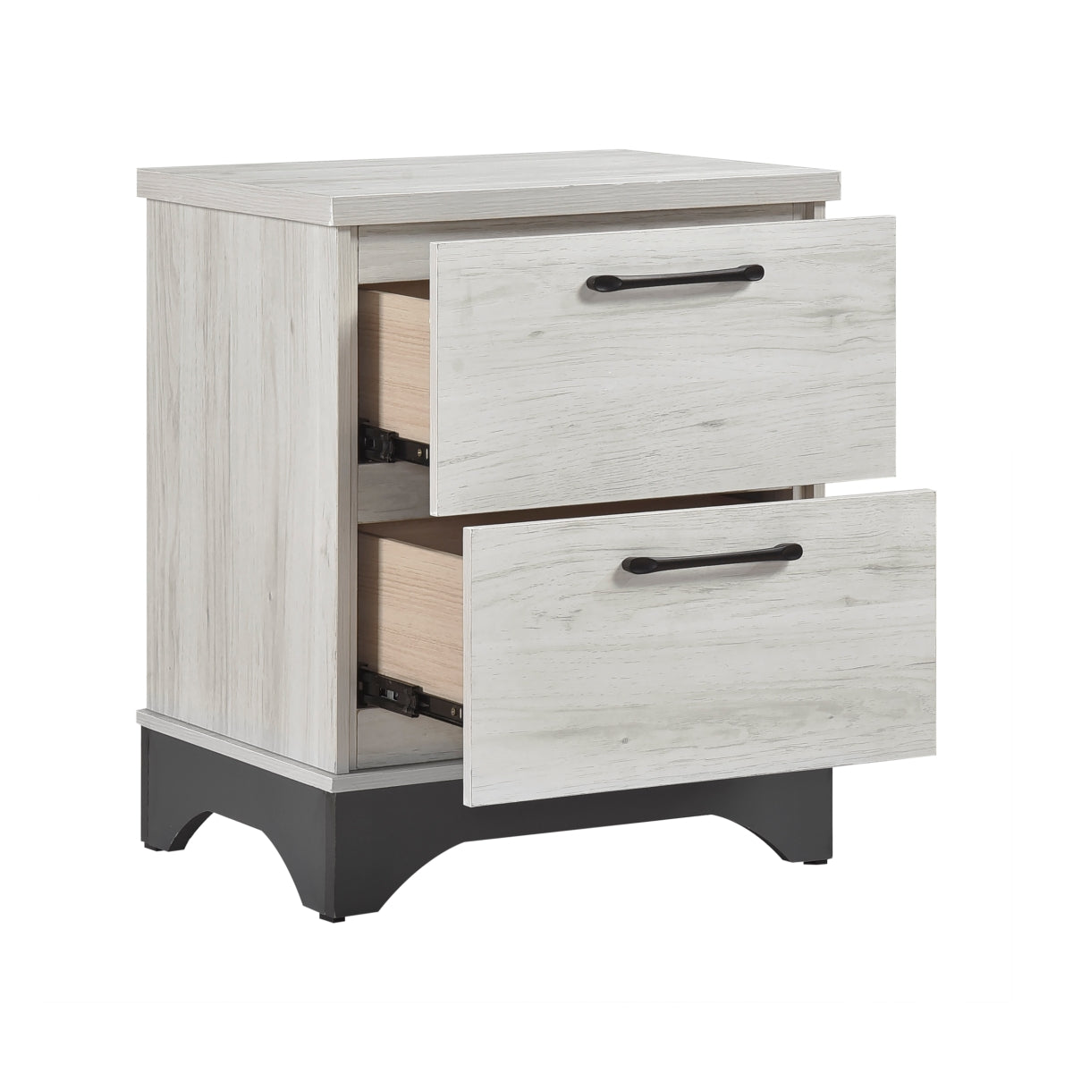 Westport Night Stand - open drawer view