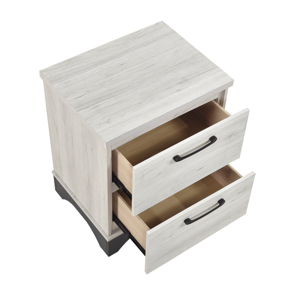 Westport Night Stand - open drawer view