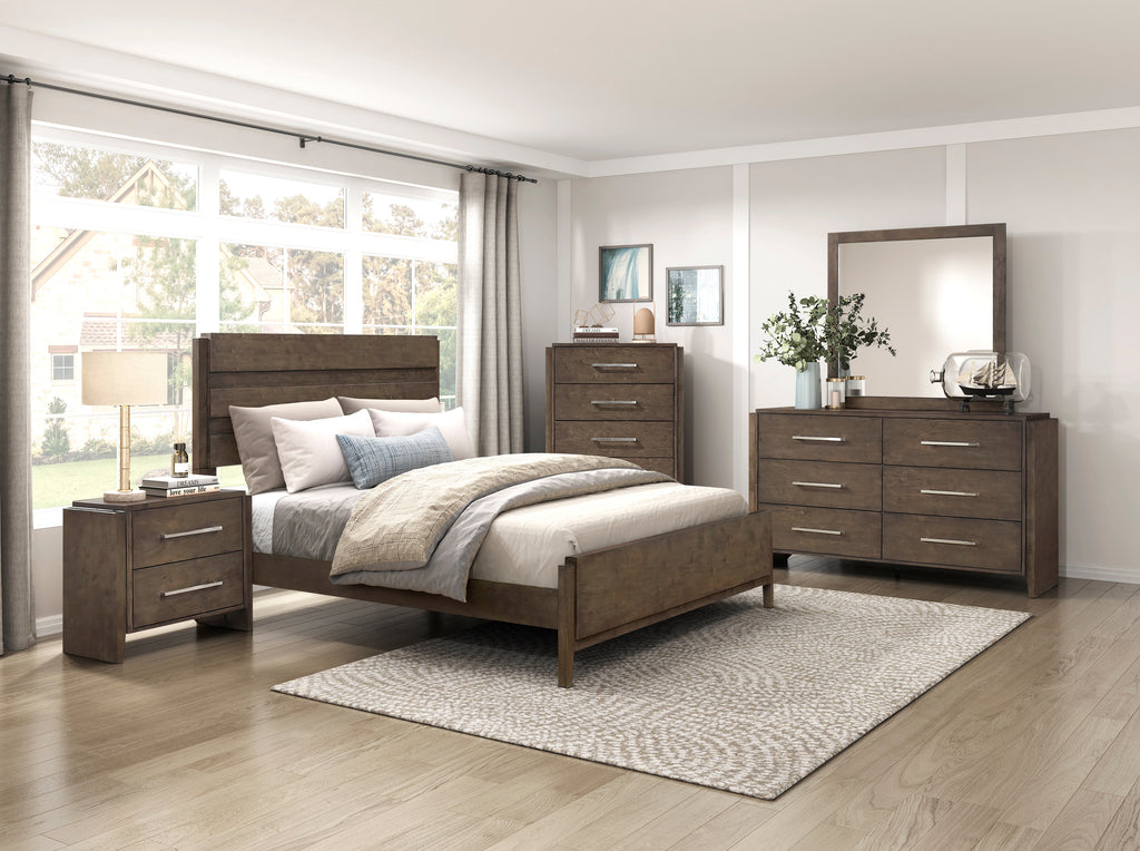 Emmett Transitional Panel Bed