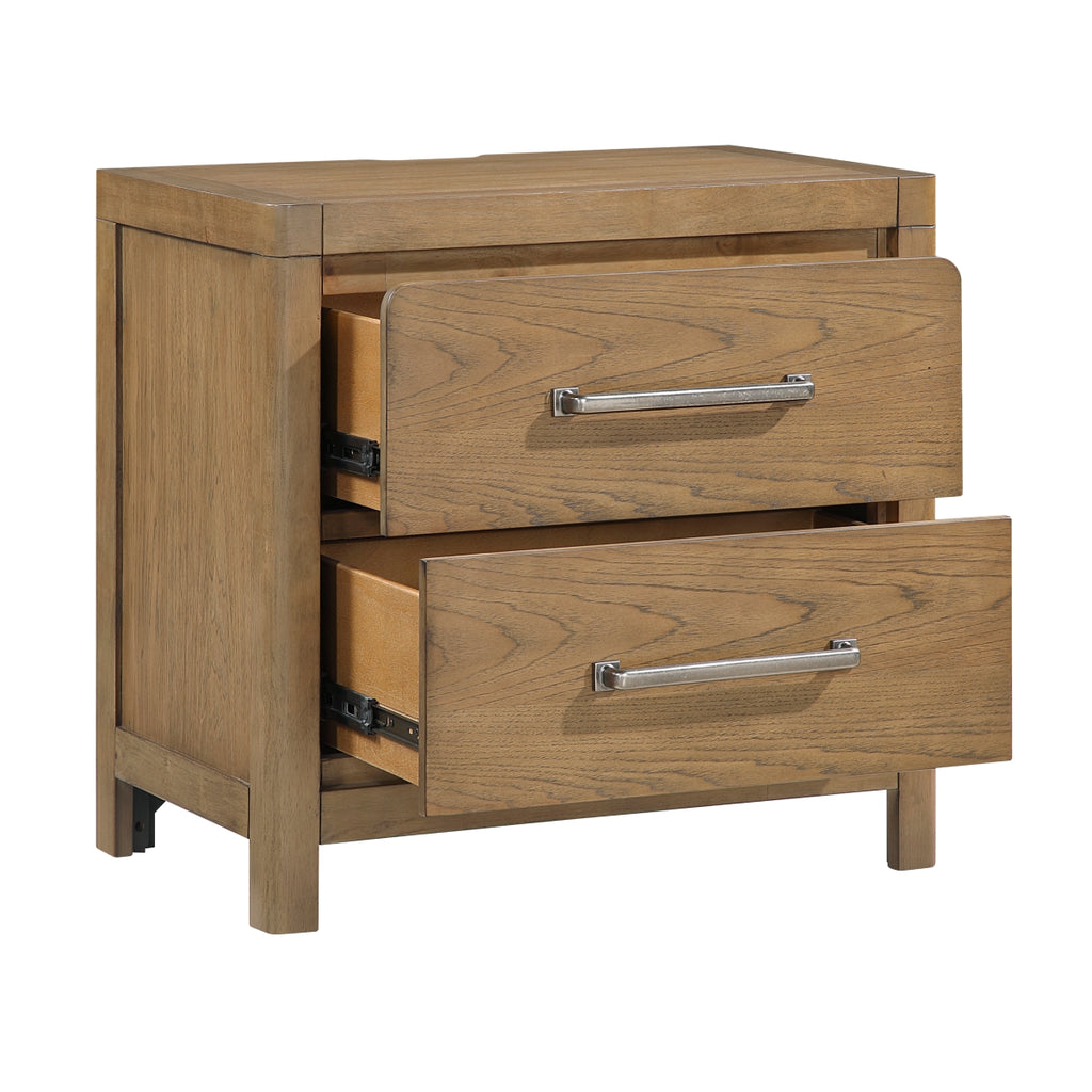Charlotte Night Stand - open drawer view