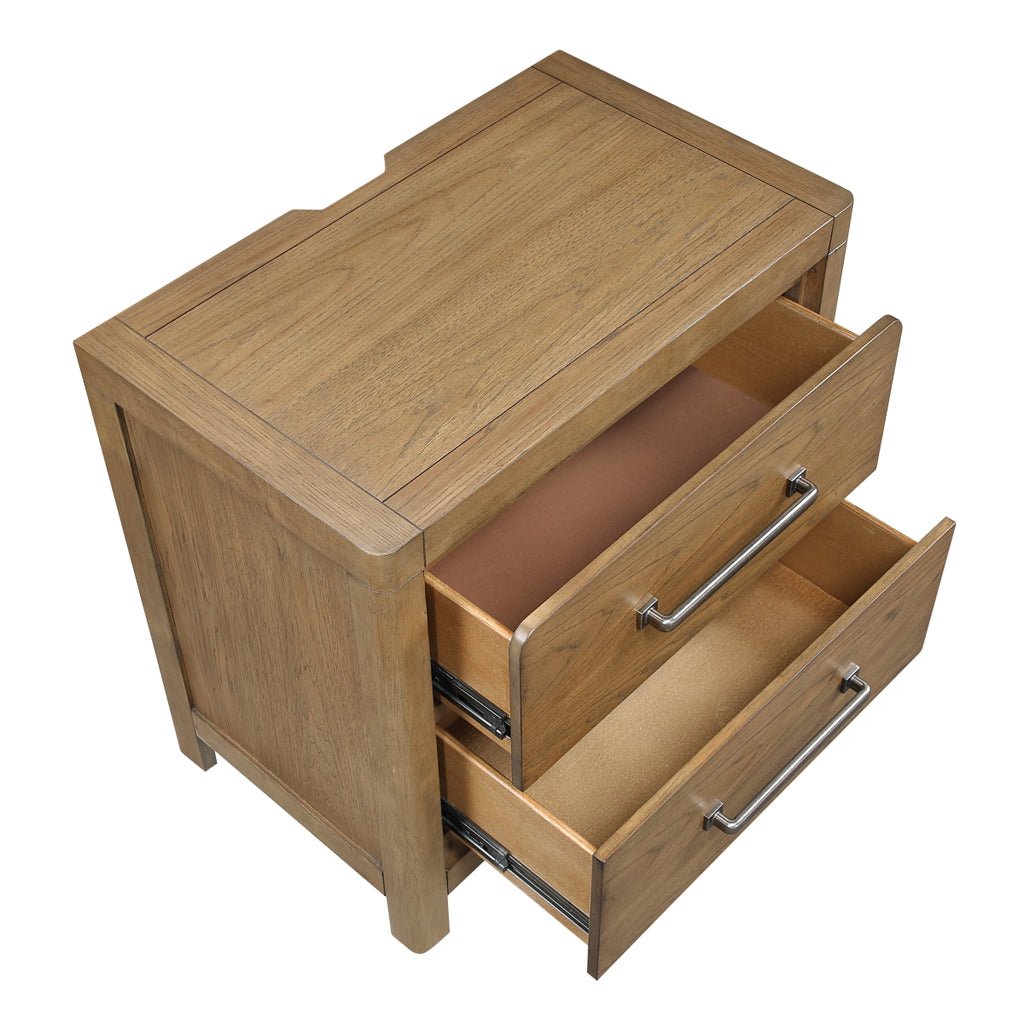 Charlotte Night Stand - open drawer view