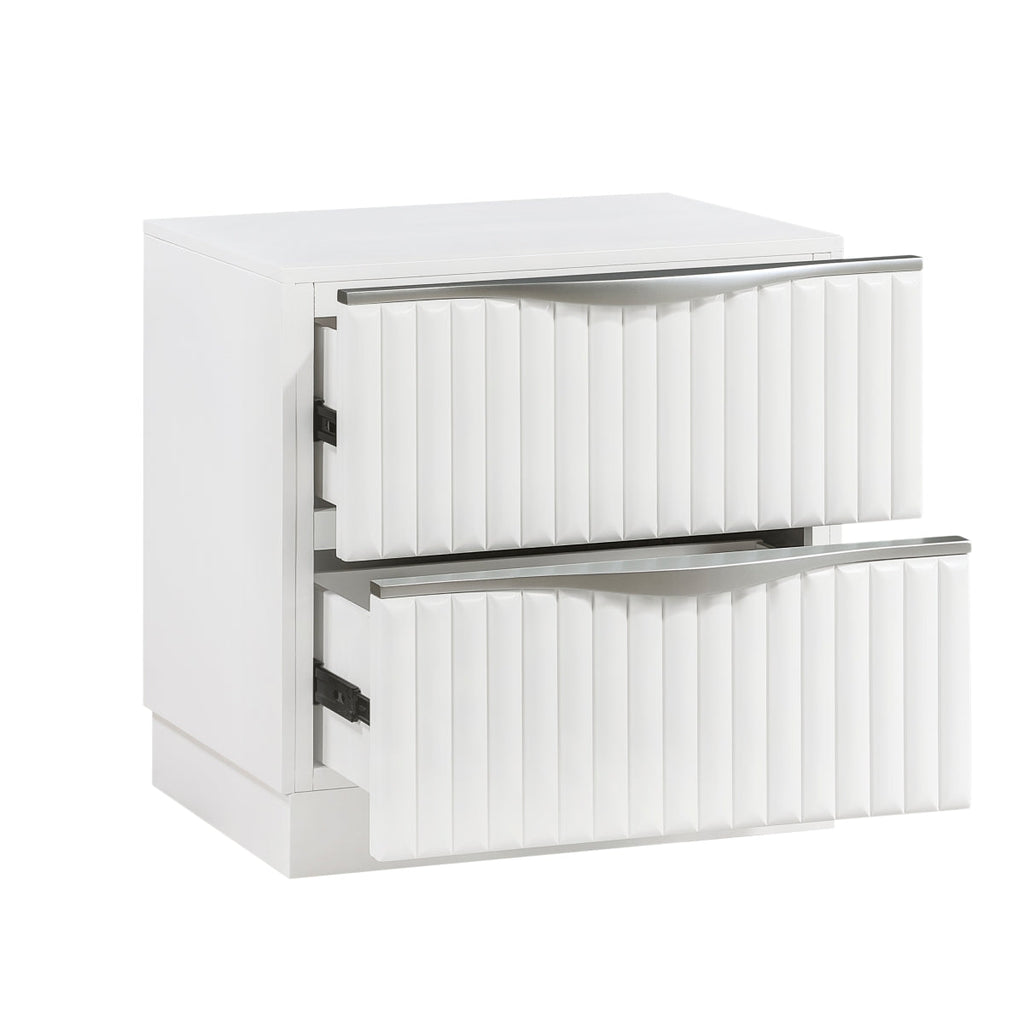 Linea Night Stand - open drawer view