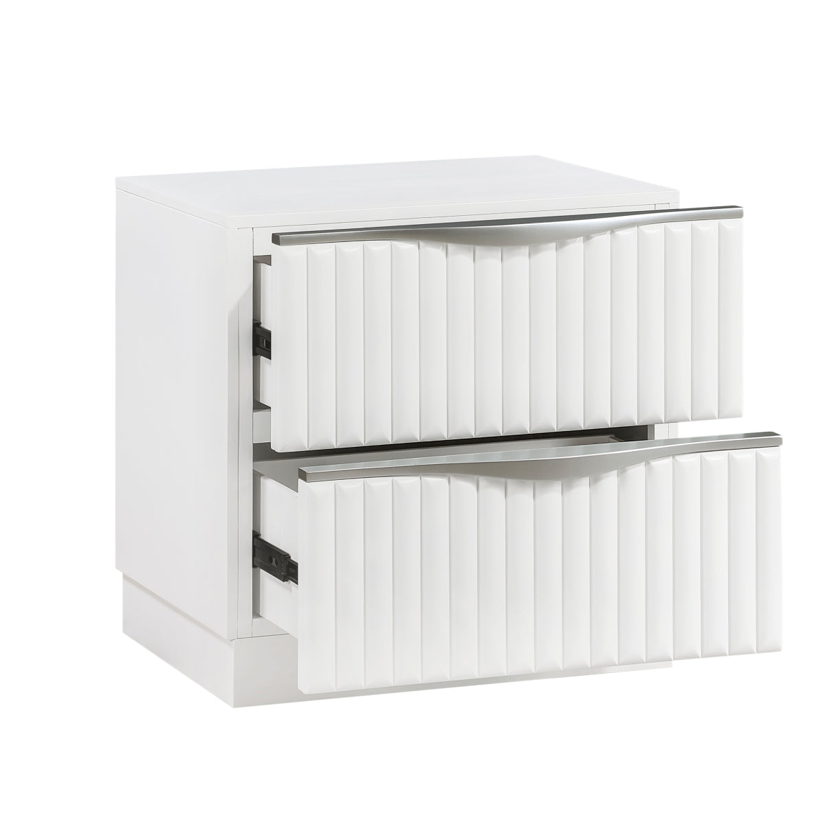 Linea Night Stand - open drawer view