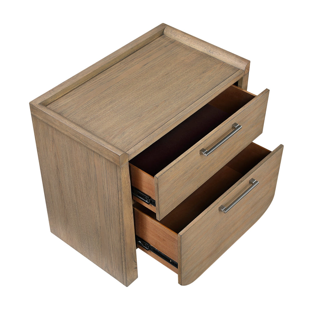 Riley Night Stand - open drawer view