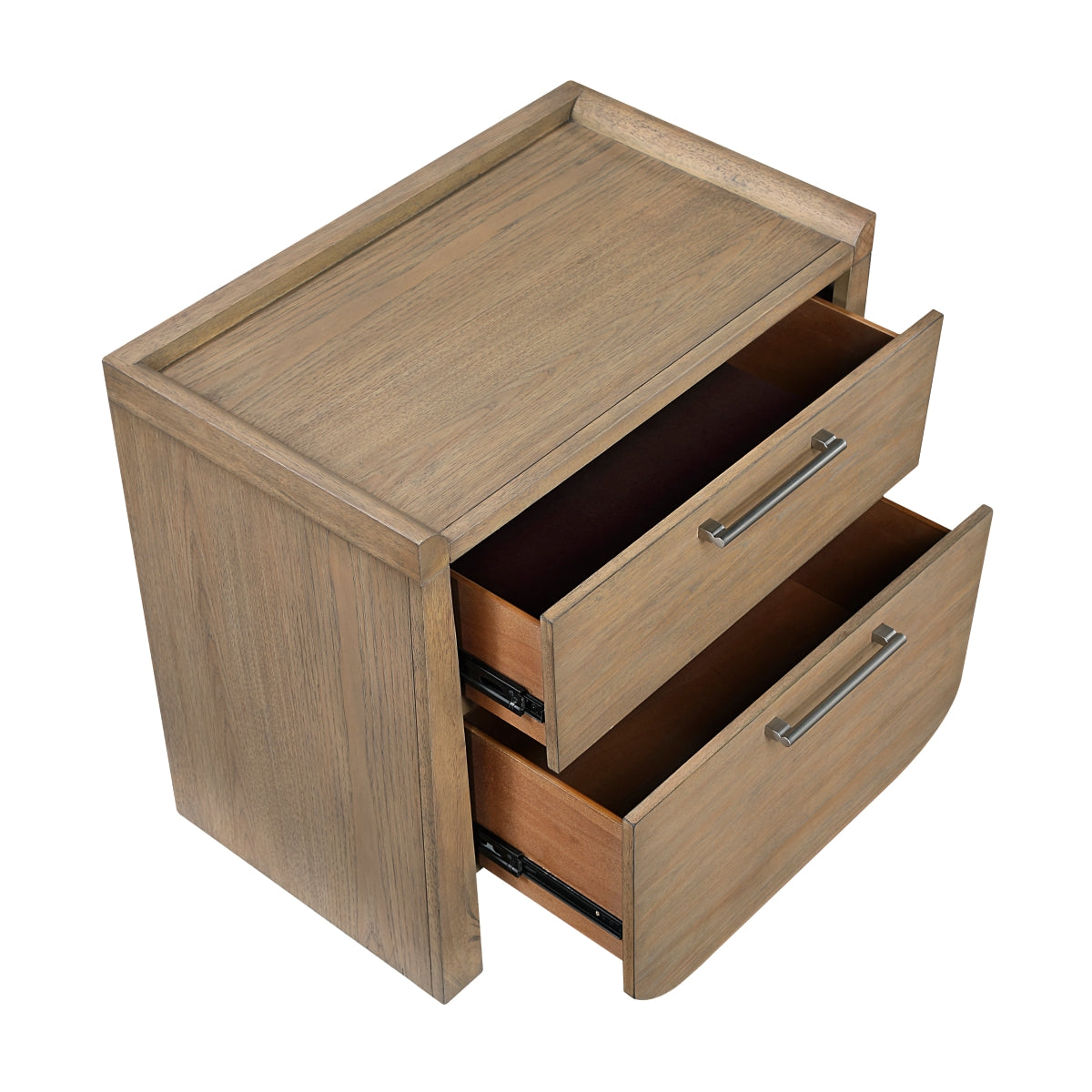 Riley Night Stand - open drawer view