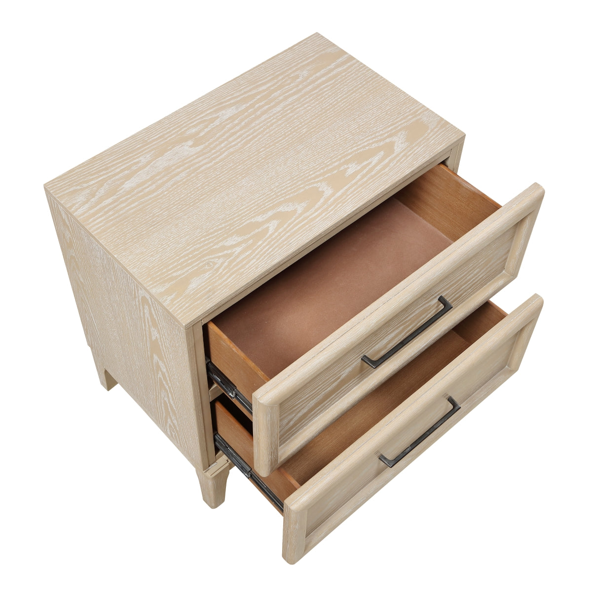 Oakmont Night Stand - open drawer view