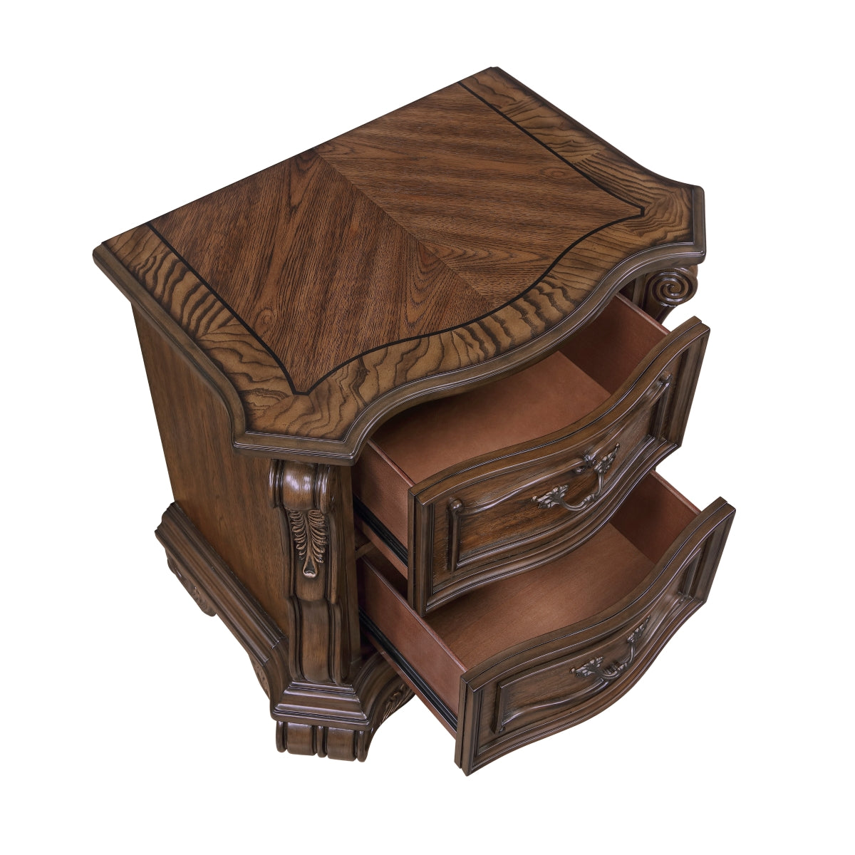Gilmartin Night Stand - open drawer view