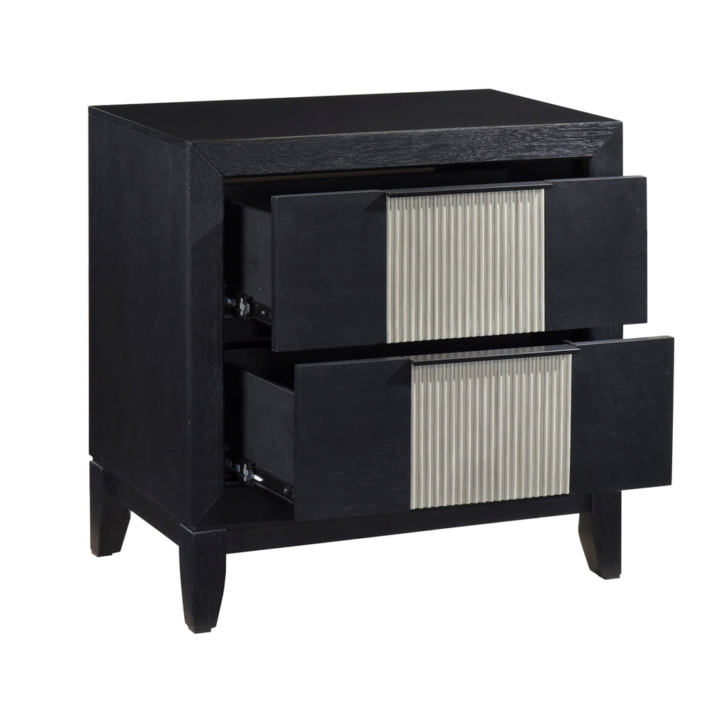 Garrison Night Stand - open drawer view