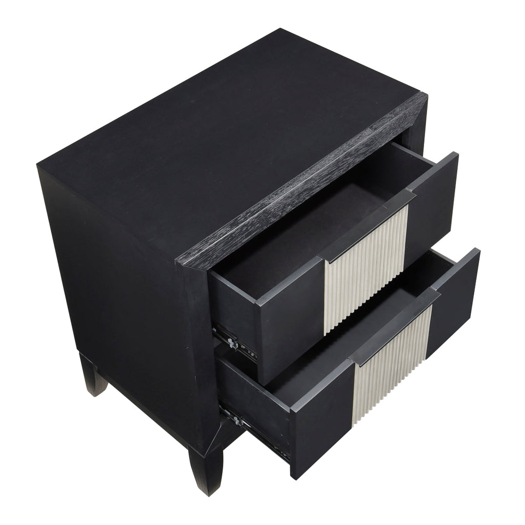Garrison Night Stand - open drawer view