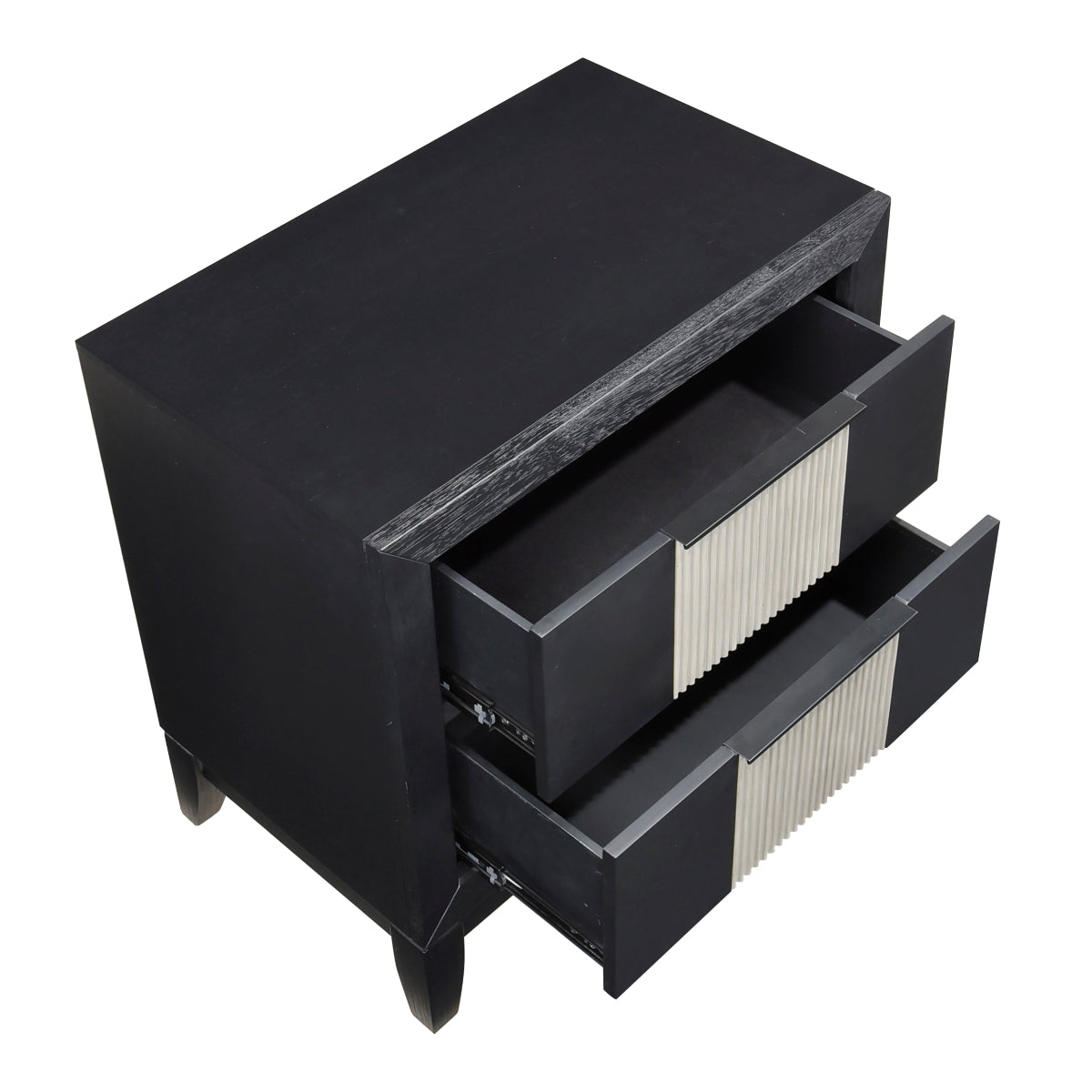 Garrison Night Stand - open drawer view