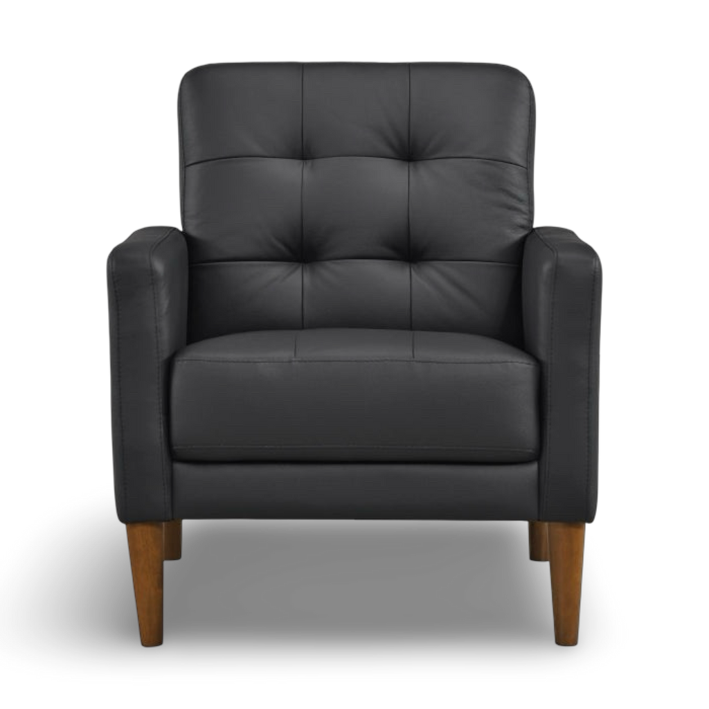 AC- Riva Leather Match Accent Chair