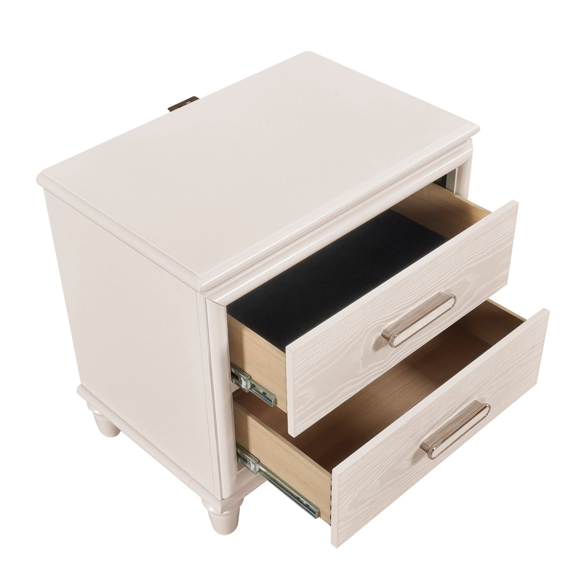 Montrose Night Stand - open drawer view