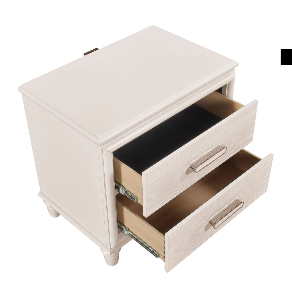 Montrose Night Stand - open drawer view