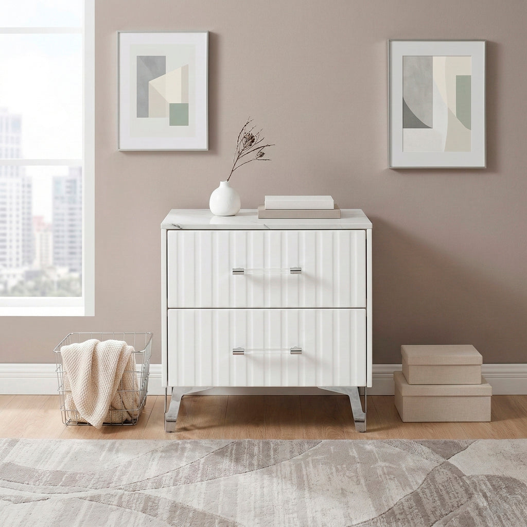 Ripple Night Stand - front view