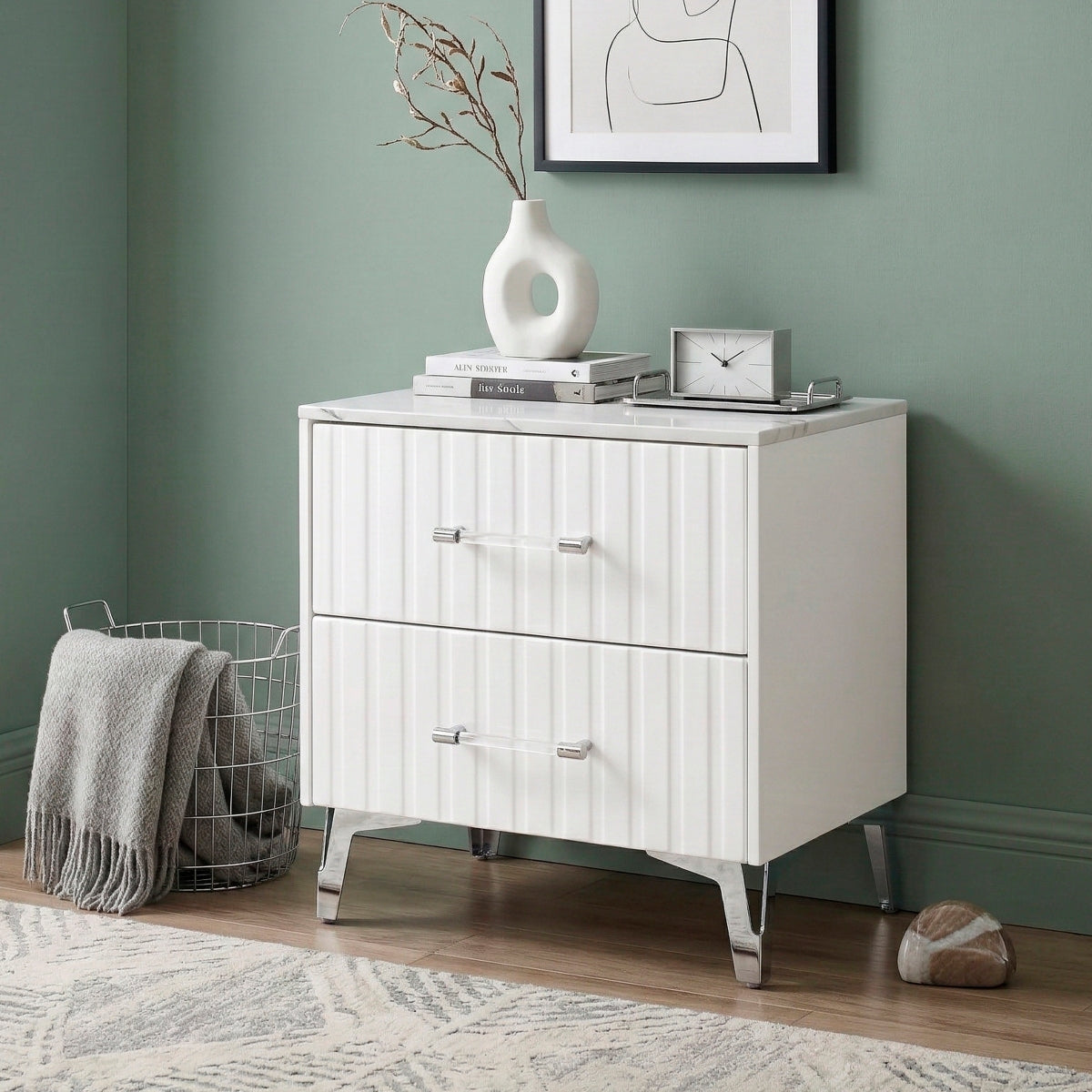 Ripple Night Stand - side view