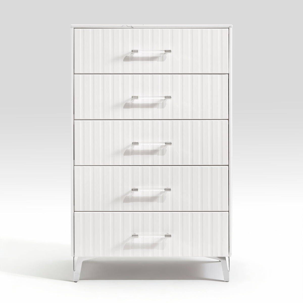 BRM-Ripple High Gloss White Chests