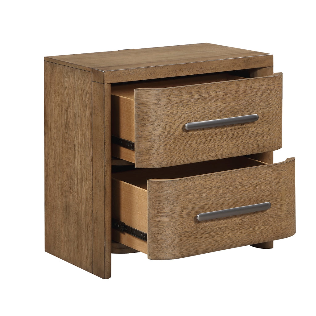 Oakridge Night Stand - open drawer view